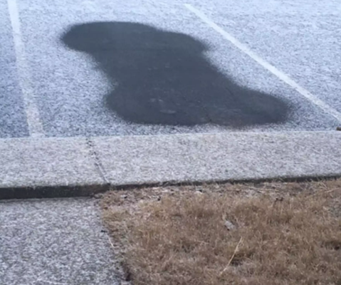 HOA Fines Woman After Her Car Leaves Questionably-Shaped Outline in the Snow