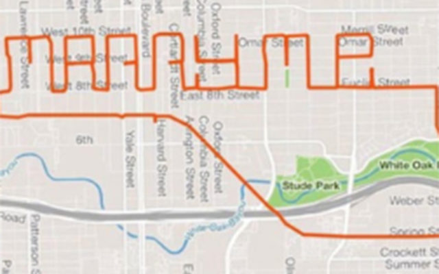 A Guy Takes a Bike Ride With His Girlfriend . . . and Their Route Spells “Marry Me”