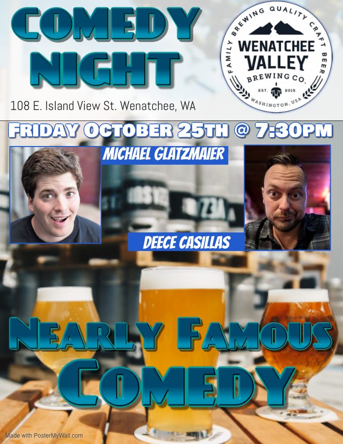 <h1 class="tribe-events-single-event-title">Nearly Famous Comedy at Wenatchee Valley Brewing Company</h1>