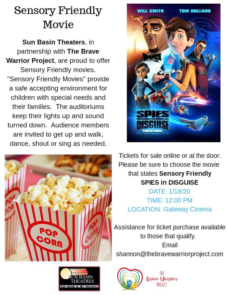 <h1 class="tribe-events-single-event-title">Sensory Friendly Movie- Spies In Disguise</h1>