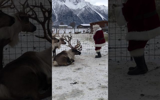 Santa Addresses His Reindeer About the Big Night
