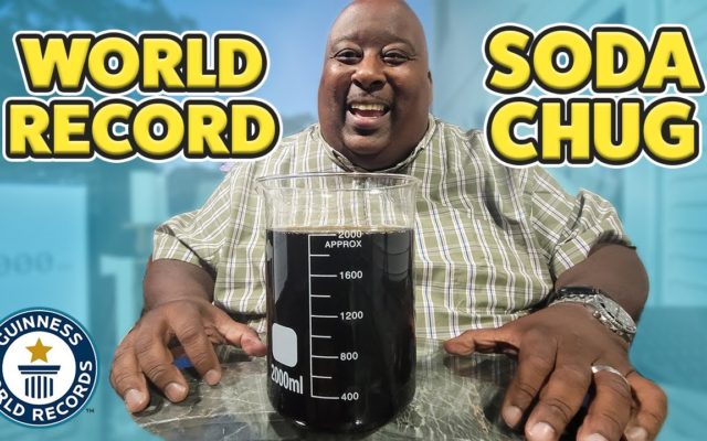 The Guinness Record for Fastest Two-Liter Soda Chug, with a Bonus Belch