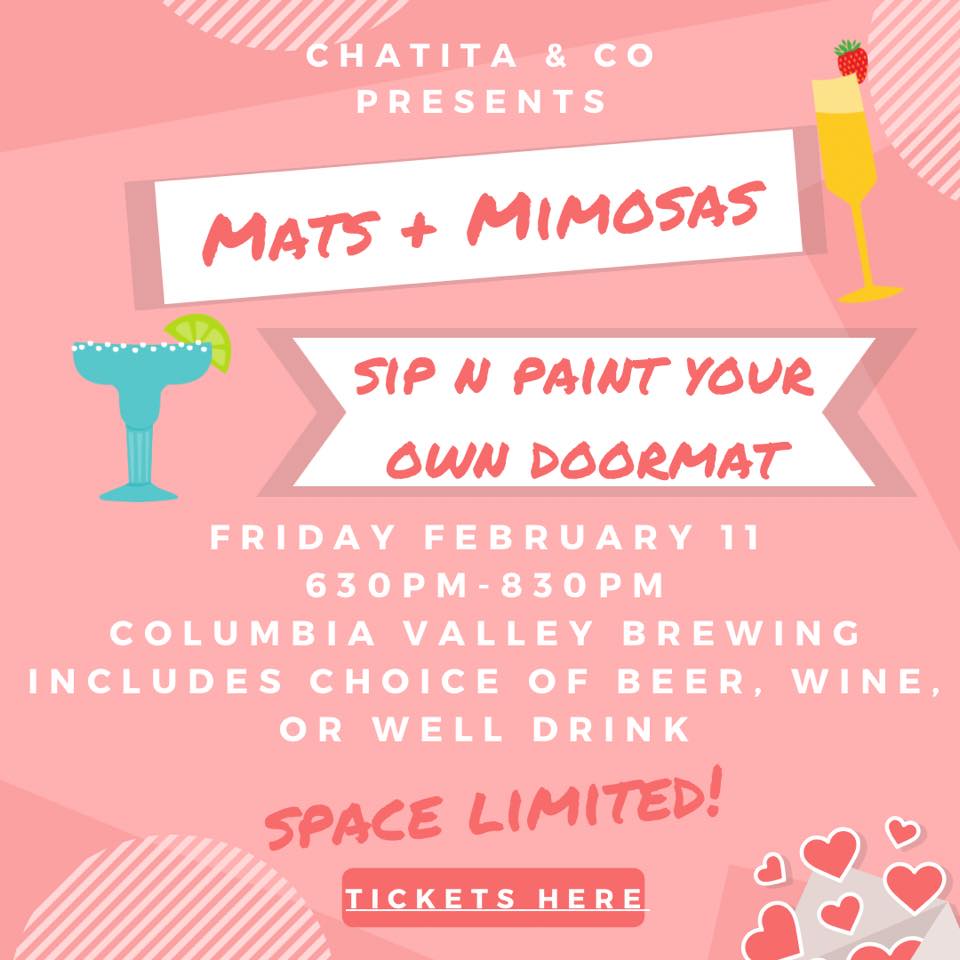 <h1 class="tribe-events-single-event-title">Mats & Mimosas: Sip N Paint Doormat Party!</h1>