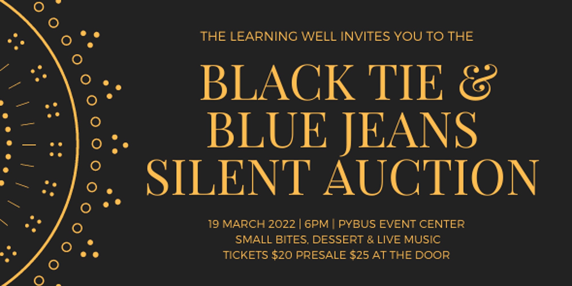 <h1 class="tribe-events-single-event-title">The Learning Well’s Black Tie & Blue Jeans Silent Auction</h1>