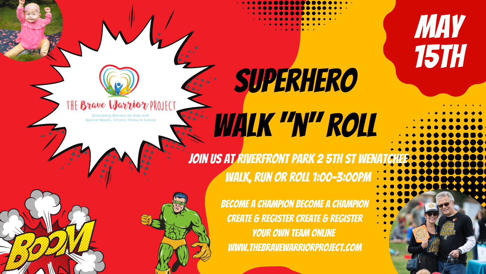 <h1 class="tribe-events-single-event-title">The Brave Warrior Project 2022 Super Hero Walk</h1>