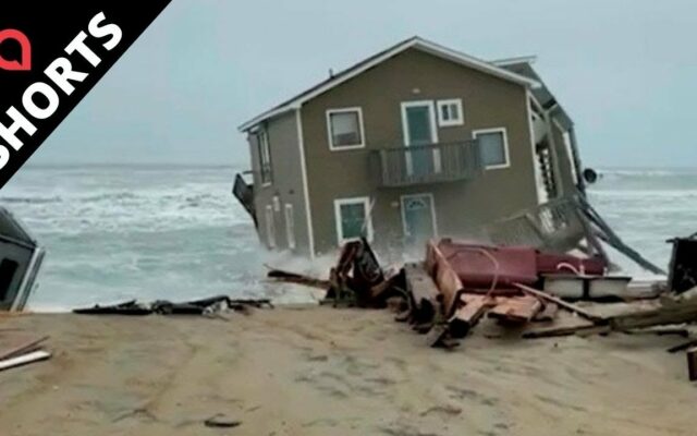 A $380,000 Beach House Is Swept Out to Sea in a Storm