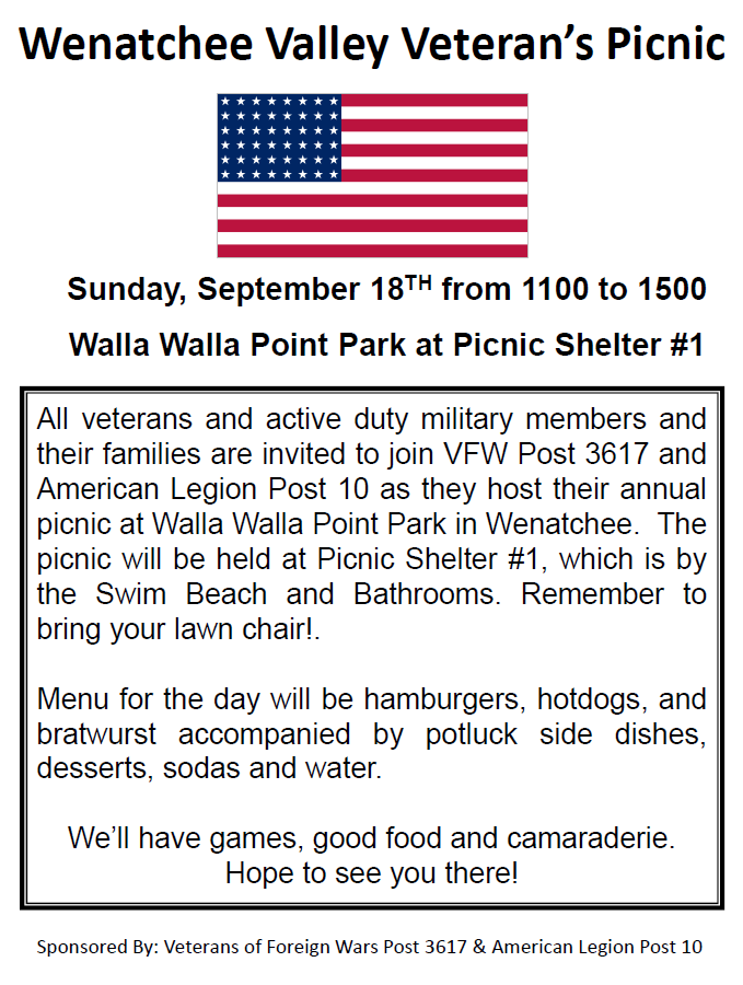 <h1 class="tribe-events-single-event-title">Wenatchee Valley All-Veterans Picnic</h1>
