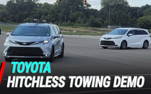 Sounds Risky: Toyota Is Working on “Hitchless Towing,” Where Two Vehicles Are Only Connected Through WiFi