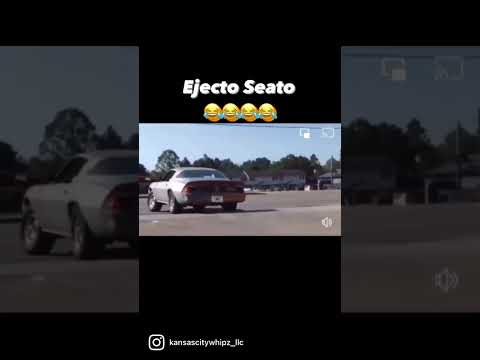 A Guy in a Muscle Car Fishtails, Then Falls Out of the Car