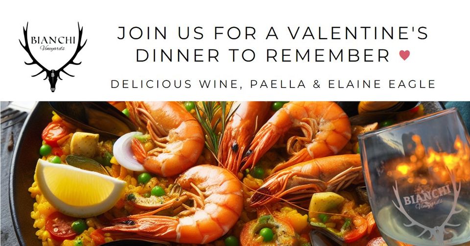 <h1 class="tribe-events-single-event-title">Valentine’s Dinner @ Bianchi Vineyards</h1>