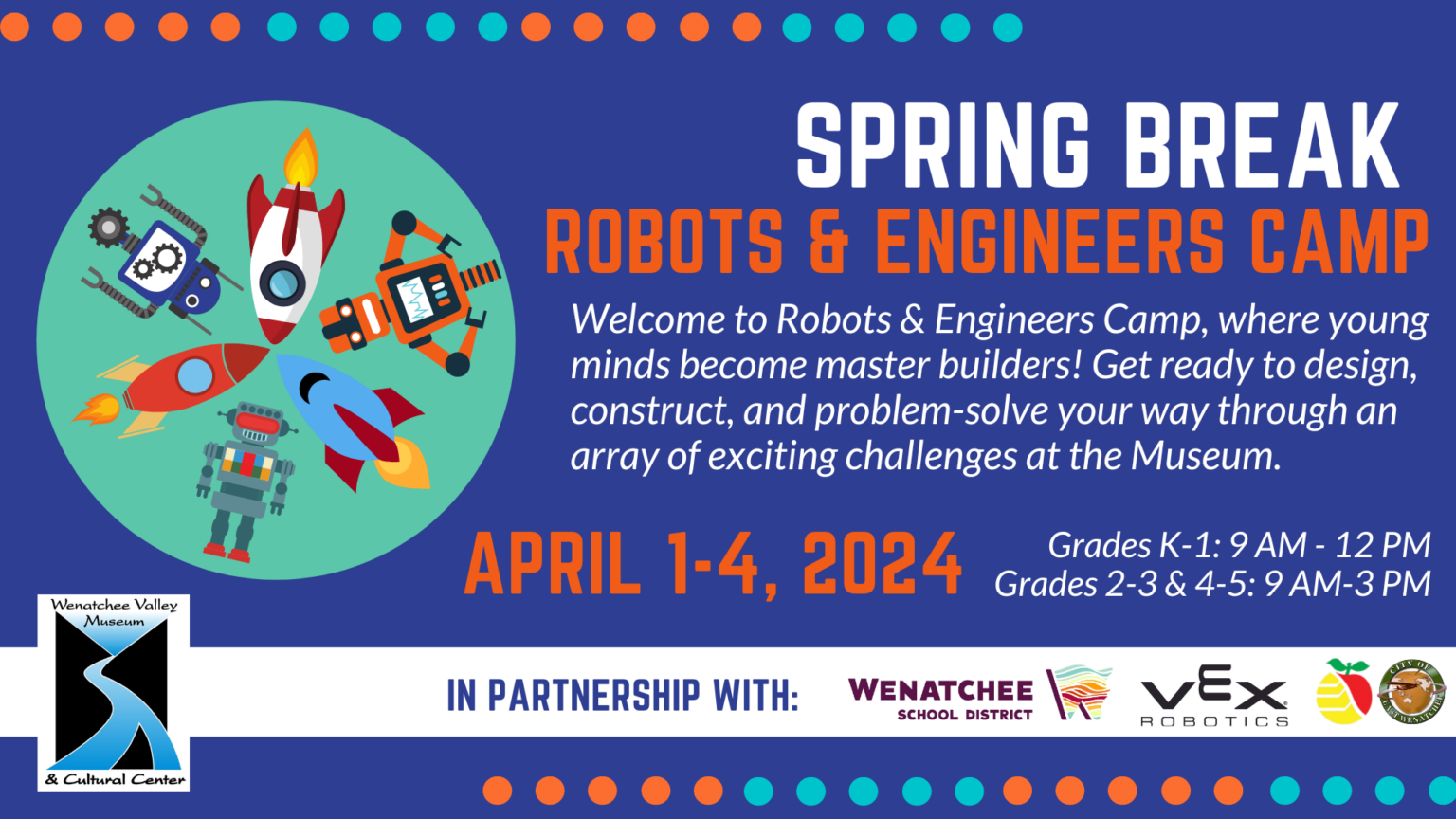 <h1 class="tribe-events-single-event-title">Spring Break Robots & Engineers Camp</h1>