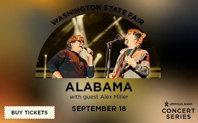 Win Tickets To Alabama @ The Washington State Fair